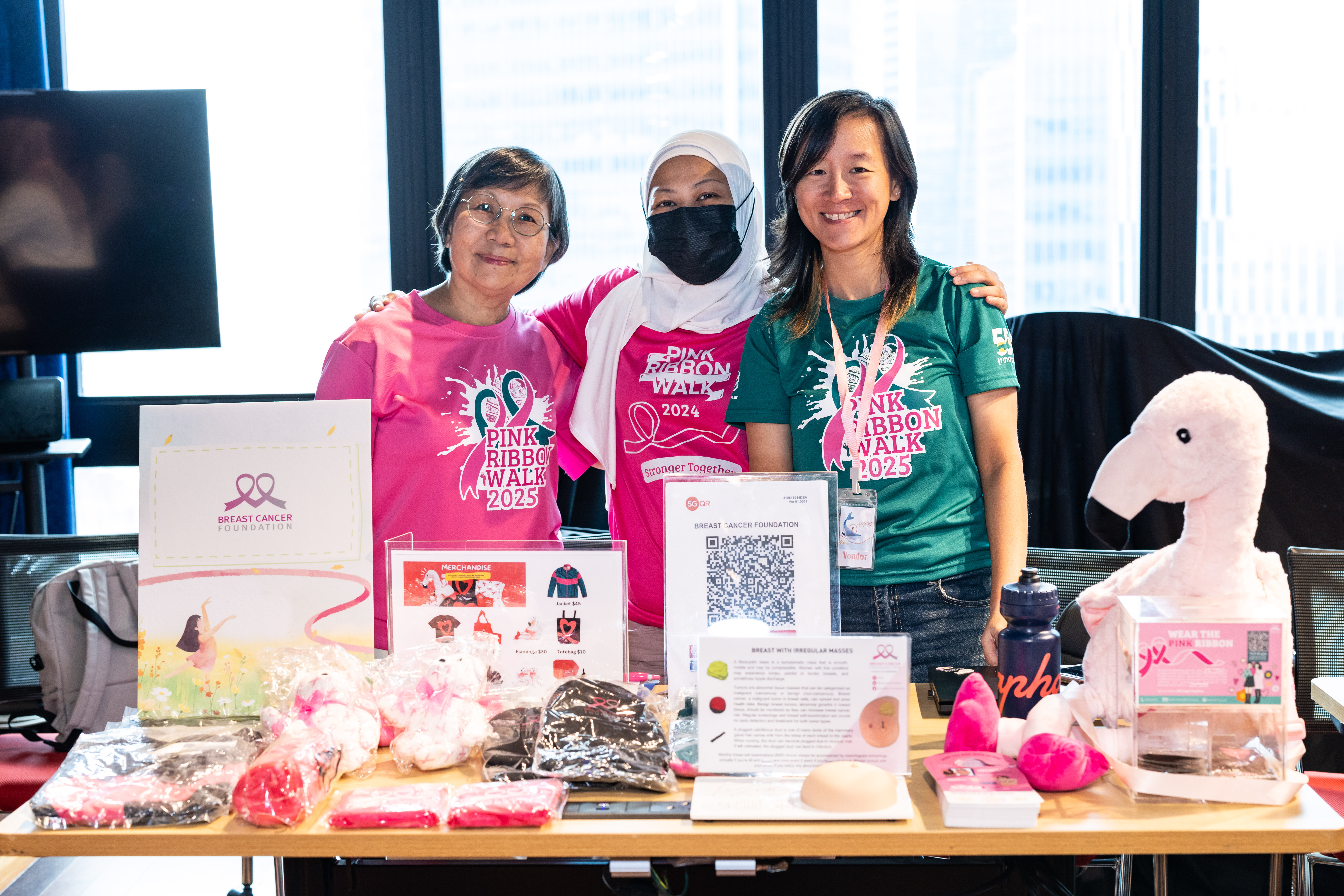 Breast Cancer Foundation booth